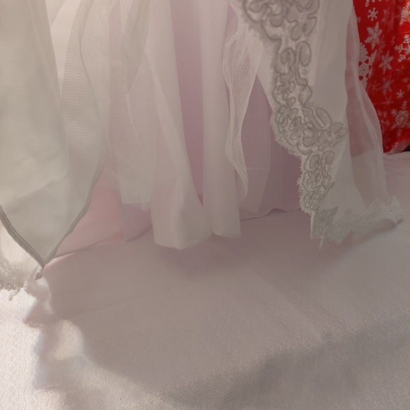 Us Angels White Lace Formal Kids Dress - Picture 5 of 6